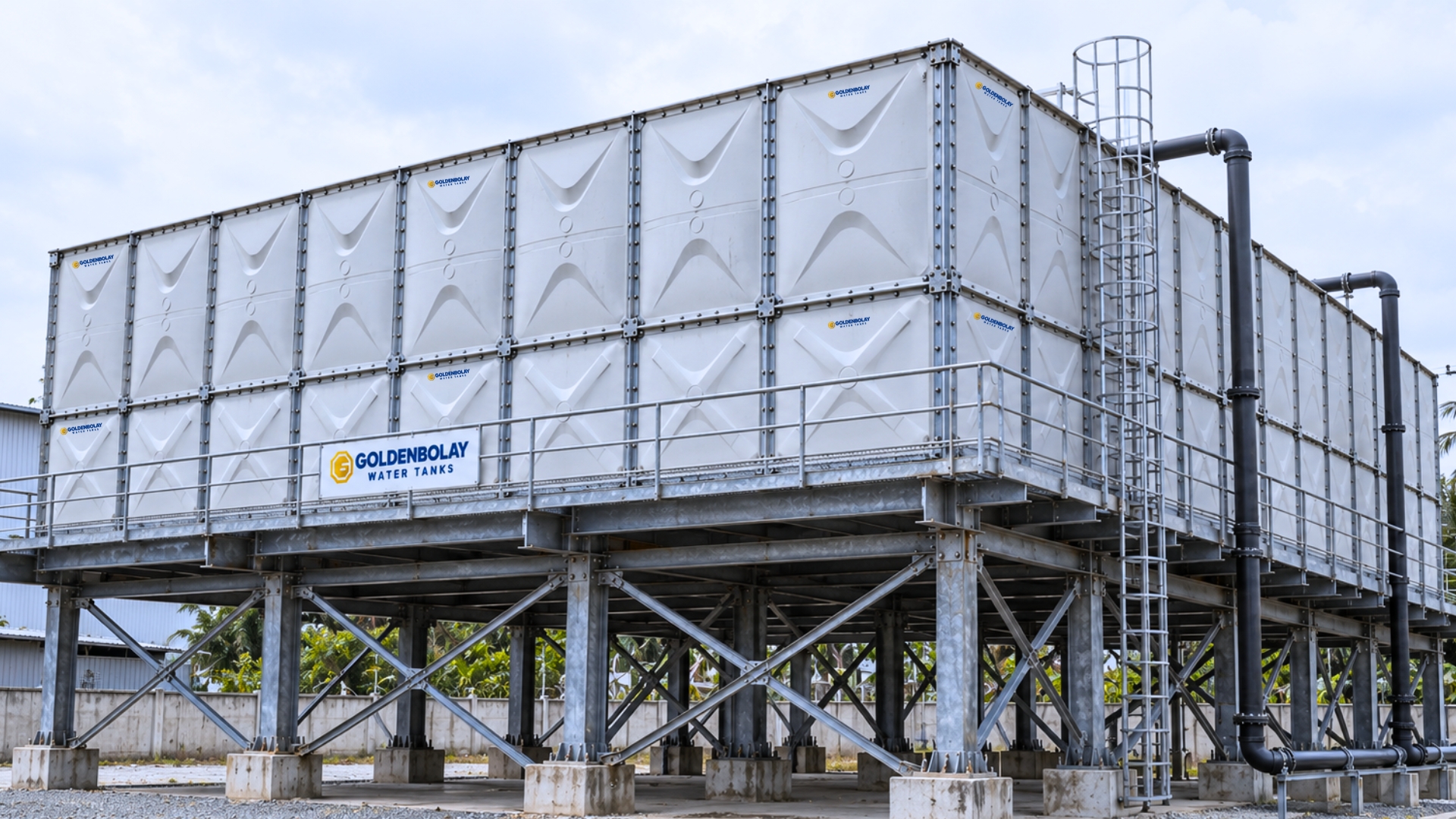 Goldenbolay modular water tank installation