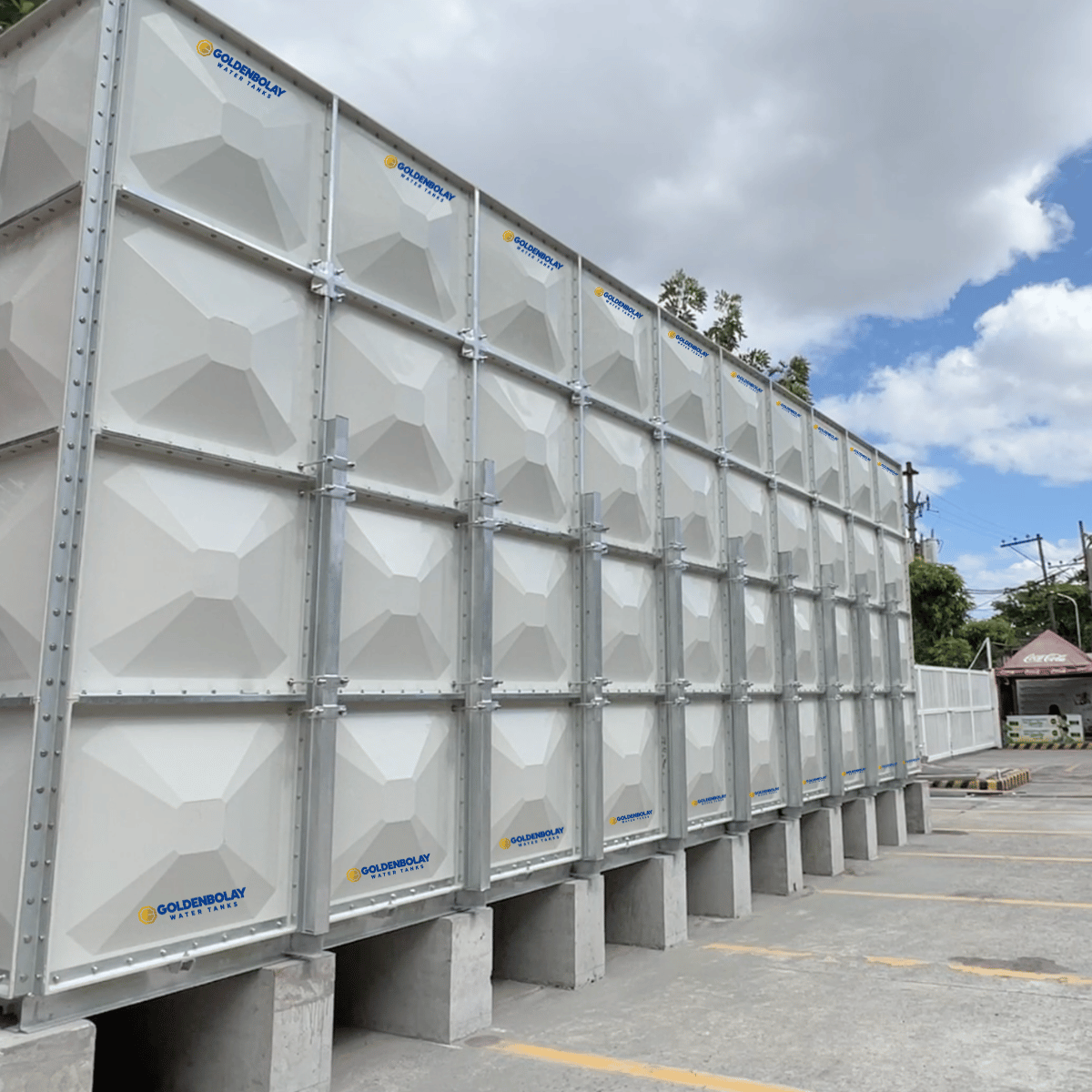 Coca-Cola Bagumbayan modular tank